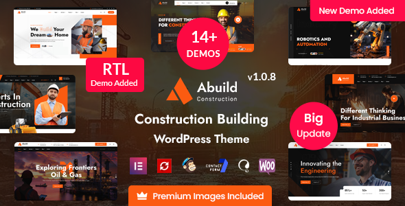 Abuild - Construction WordPress Theme Logo